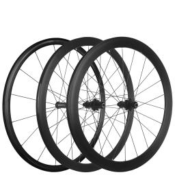 Nenhum logotipo 700c ultra-leve profundo 30/40/50mm conjunto de rodas de estrada v/c freio tubo de fibra de carbono rolamento hub conjunto de roda de bicicleta de estrada - Image 6