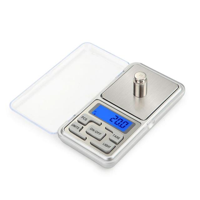 Mini Balança de Bolso de Alta Precisão 500g/0.01g Digital Portátil