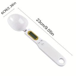 Balança digital de cozinha, mini colher, lcd, eletrônica, para alimentos, 0.1-500g, medição de peso, ferramenta de cozinha para leite, café, cozimento - Image 6