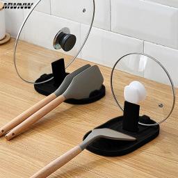 1 pçs policromado dobrável estilo nórdico pote titular tampa pá rack de armazenamento prático utensílios multifuncionais para suprimentos cozinha - Image 1