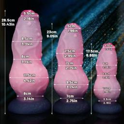 Dildo Anal Monster Dog Knot, Brinquedos Sexuais para Mulheres, Pênis de Silicone para Dilatação Anal, Masturbação Feminina, Produtos Sexuais para Adultos - Image 2