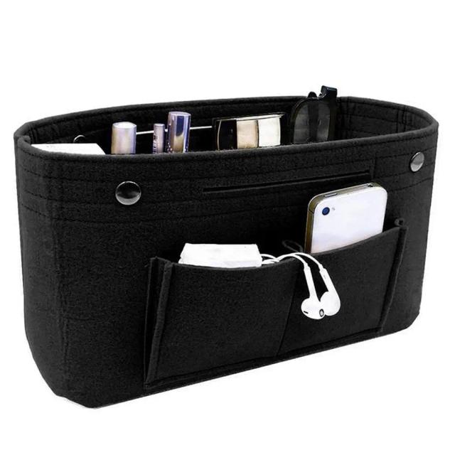 Feltro Organizador Bag para Mulheres Bolsa de Viagem Inserir Bolsa Leve e Durável