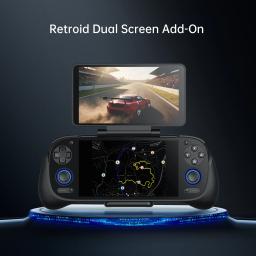 Retroid tela dupla add-on 5.5 polegadas oled volta clipe tela para retroid pocket 5 rp5/rpmini v2/rp4 pro tela de exibição estendida - Image 2