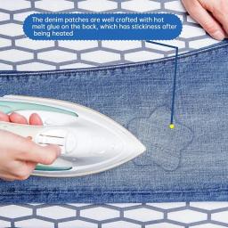Apliques de Jeans para Roupas - Adesivos Termocolantes e de Costura, Suprimentos DIY para Calças e Jaquetas - Image 3