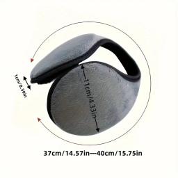 1 pçs pérola earmuffs bonito outono e inverno para manter quente confortável unisex aquecedores imitação de coelho pelúcia orelha muff atacado - Image 2