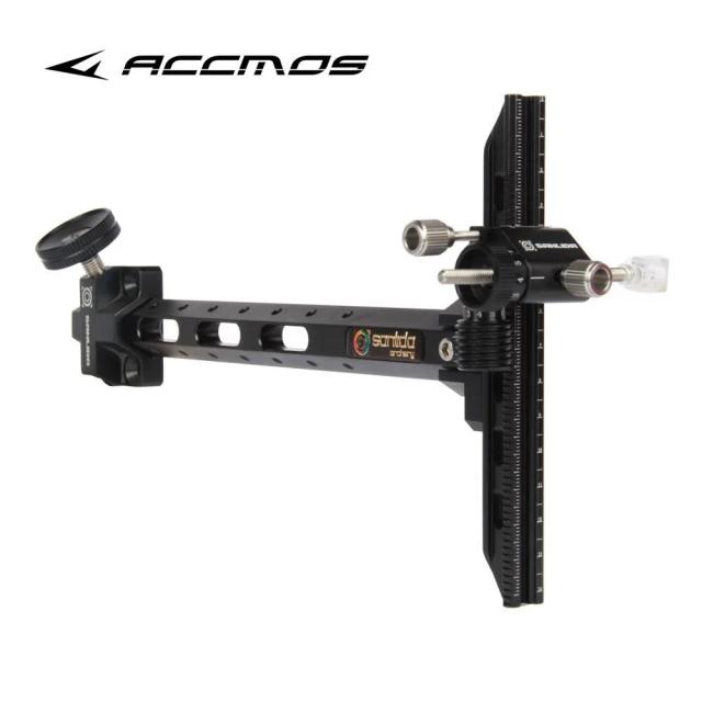 Sanlida X9 Mira de Arco Recurvo 9" Barra de Carbono para Tiro ao Alvo