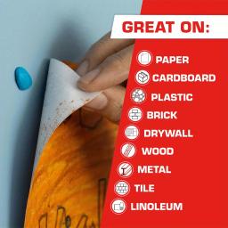 50/75g adesivo reutilizável putty pegajoso não-tóxico removível parede segura aderência putty abas aderência para cartaz molduras de fotos decoração - Image 6