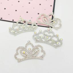 12pçs remendos acolchoados de coroa de strass para roupas diy, decoração de artesanato, apliques, faixa de cabeça, arco, acessórios de joias - Image 4