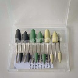 Kit de Polimento de Resina Hp0412 com 12 Peças para Ferramentas de Baixa Velocidade, Diâmetro do Haste Tipo Hp 2.35mm - Image 1