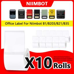 Niimbot-Mini Impressora Térmica Bluetooth, Anti-Óleo Adesivo, à prova d'água, Adesivo de Papel para Tag do Escritório, Fabricante de Etiquetas, B21, B1, B203 - Image 1