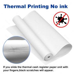 Papel térmico a4 para impressão térmica 210*30mm para rolos de papel de impressora portátil a4 sem fio bluetooth a40 - Image 5