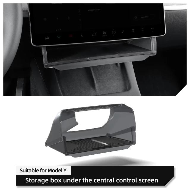 Tesla Model 3/Y 2024+ Tela Console Central Organizador Oculto