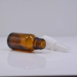 1 pçs 5ml-100ml âmbar garrafa de spray nasal vidro nariz névoa pulverizador imprensa cabeça de spray garrafas vazias atomizador de vidro recarregável - Image 6