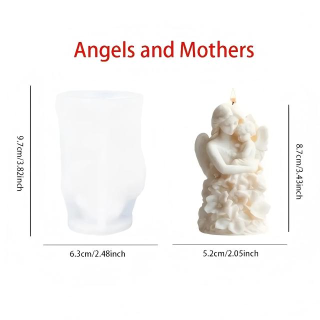 Molde de Silicone para Decoração de Natal DIY Velas Goma Pasta de Goma