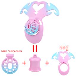 LICKER ABS Gaiolas de Castidade Ventiladas, Cadeado de Pênis com Cinto de Lealdade, Brinquedos Sexuais BDSM para Homens, Acessórios Eróticos para Gays e Sissies - Image 4