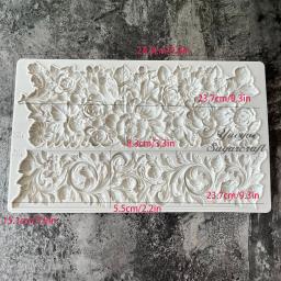 Molde de Silicone para Flores, Molde de Silicone para Resina Epóxi, Molde de Gesso, Molde para Bolo, Moldes para Fondant, Ferramentas para Decoração de Bolos, Moldes de Resina DIY - Image 2