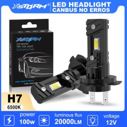 Xstorm 2 peças h7 lâmpada de farol led 100w 20000lm cps led canbus lâmpadas automotivas 6500k lâmpada de luzes led para carro 12v farol de caminhão - Image 1