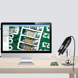 Microscópio Digital 500X 1000X 1600X Tipo C USB Portátil para Soldagem Lupa Reparação de Celular - Image 1