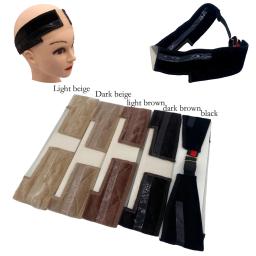 Nova dupla face de silicone veludo fivela de metal antiderrapante bandana para segurar perucas acessórios - Image 1