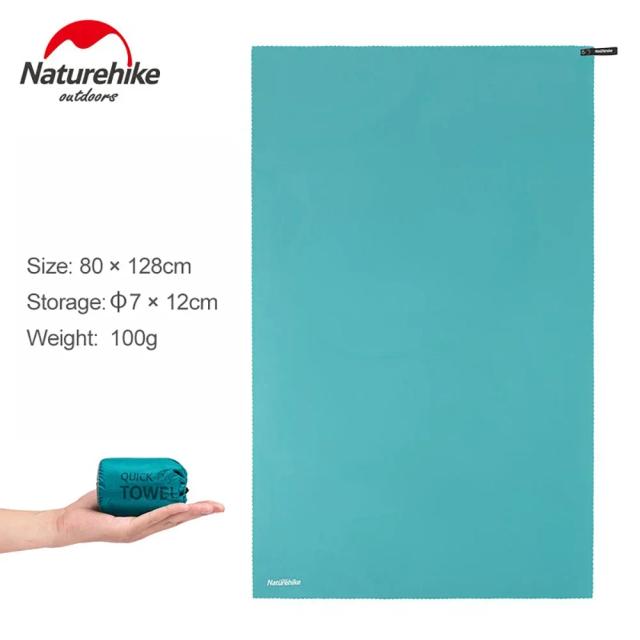 Naturehike Toalha de Microfibra de Secagem Rápida Portátil para Viagem e Esportes