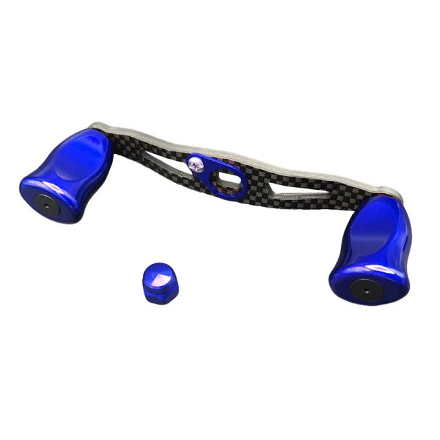 Manivela de Fibra de Carbono para Carretilha de Pesca, Leve, com Rolamentos, para Substituição de Manivela de Carretilha de Pesca