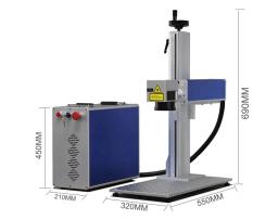 Máquina de Marcação a Laser de Fibra JPT de 100W Mopa, Fonte de Laser de Fibra 300*300MM, Venda Quente, Direto da Fábrica na China. - Image 3