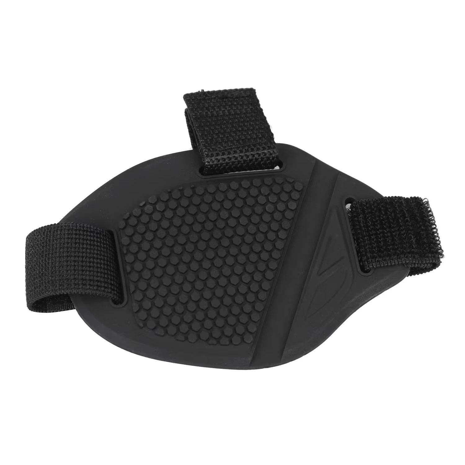 Protetor de Bota Antiderrapante de Borracha para Moto, Almofada Protetora de Câmbio Ajustável, Acessório para Pilotagem de Moto - Image 1