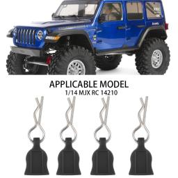 4/12 pces metal r-tipo carro escudo corpo clipes fixos pino com guia para axial scx10 TRX-4 mjx hyper go 1/10 1/14 1/8 rc peças de carro - Image 5