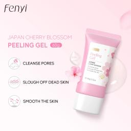 Sakura rosto limpeza profunda esfoliante gel cuidados com a pele clareamento hidratante reparação esfoliante facial cuidados com a pele 60g - Image 2