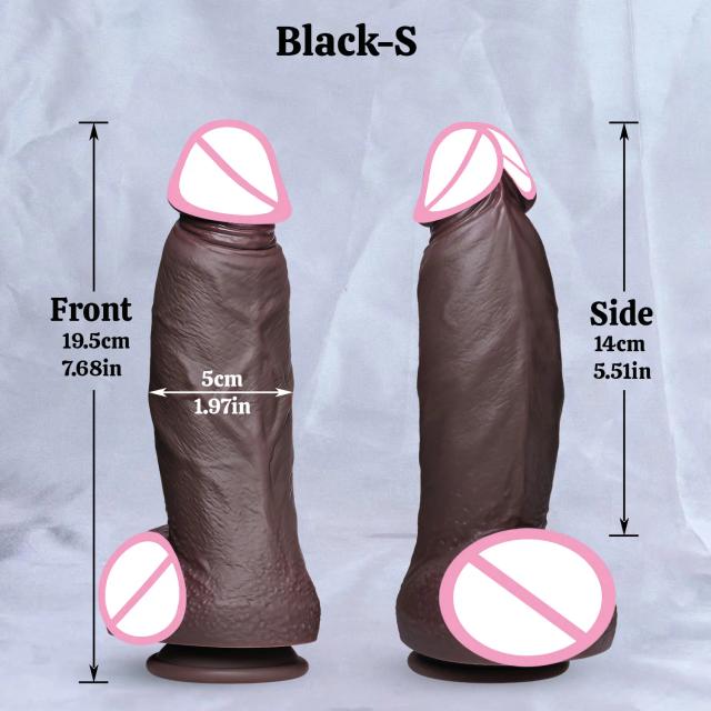 Dildo grande de silicone macio e realista pênis artificial com pele simulada masturbação vaginal ventosa pênis grande brinquedo sexual feminino.