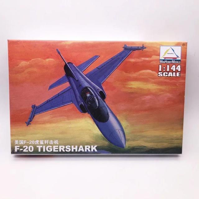 Modelo de Aeronave Militar de Montagem Plástica Caça 1:144