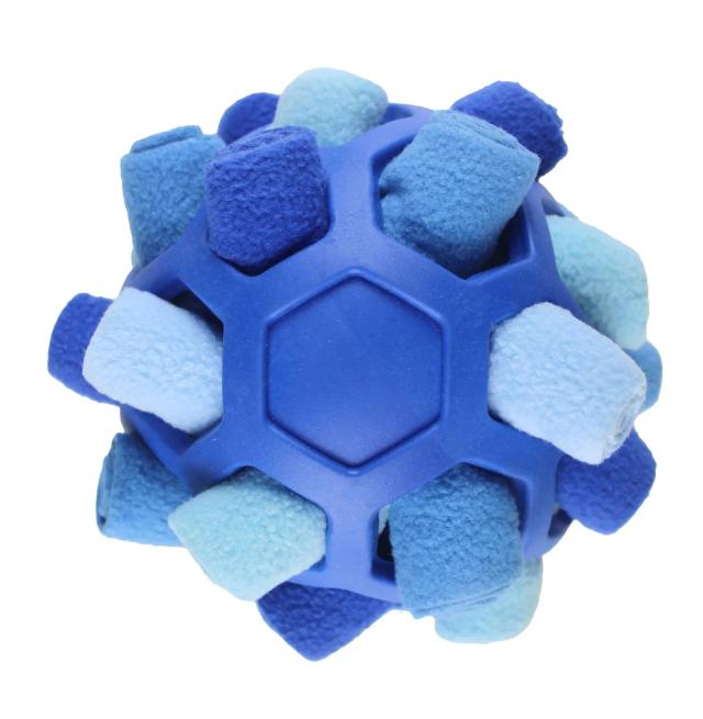 Brinquedo Interativo para Cães Bola de Cheirar Petisco Estimulação Mental 20cm