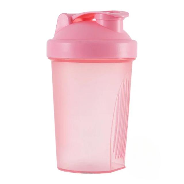 Garrafa Agitadora 400ml Plástico BPA-Free com Bola Inox para Shakes de Proteína