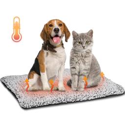 Cobertor auto-aquecedor para animais de estimação, tapete de cama térmico sem elétrico, antiderrapante para cães gatos, tapete de calor de inverno, almofada central reflexiva de calor - Image 6