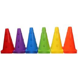 12PCS 18PCS 24PCS 30PCS 36PCS Cones de marca duráveis Futebol Agilidade Treinamento Esporte com furo - Image 4