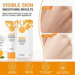 Laranja esfoliante gel removedor de manchas mortas iluminar peeling 50g reparação suave esfrega clarear hidratante hidratante cuidados com a pele coreano - Image 2
