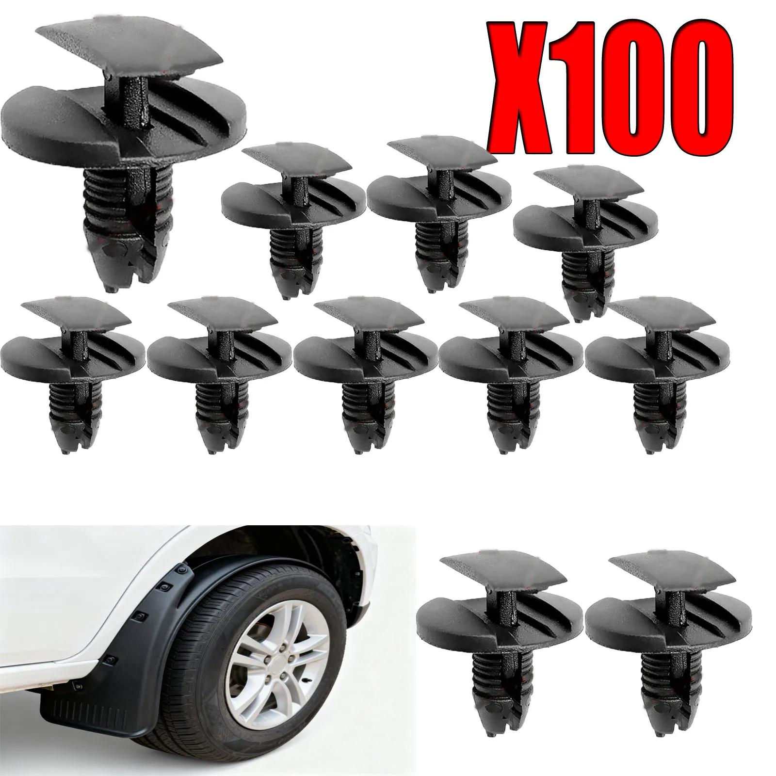10-100x carro pára-choques rebite fender braçadeira fixa retentor roda arco montagem guarnição clipe fixadores para peugeot citroen 206 207 307 308 - Image 1