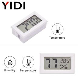 Mini digital squarethermo higrômetro termômetro sonda tester medidor de umidade temperatura interior sensor instrumento medidor detector - Image 2