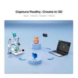 Scanner 3D Portátil Creality Pika 110FPS Alta Velocidade 0.03mm Precisão Mini Scanner para Impressora 3D Modelagem de Corpo Humano - Image 3