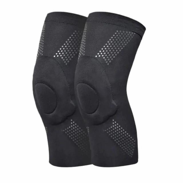 Joelheiras Esportivas Ultrafinas Flexíveis com Compressão, Suporte Elástico para Cotovelo, Almofada de Gel de Silicone Respirável, Joelheira para Mulheres
