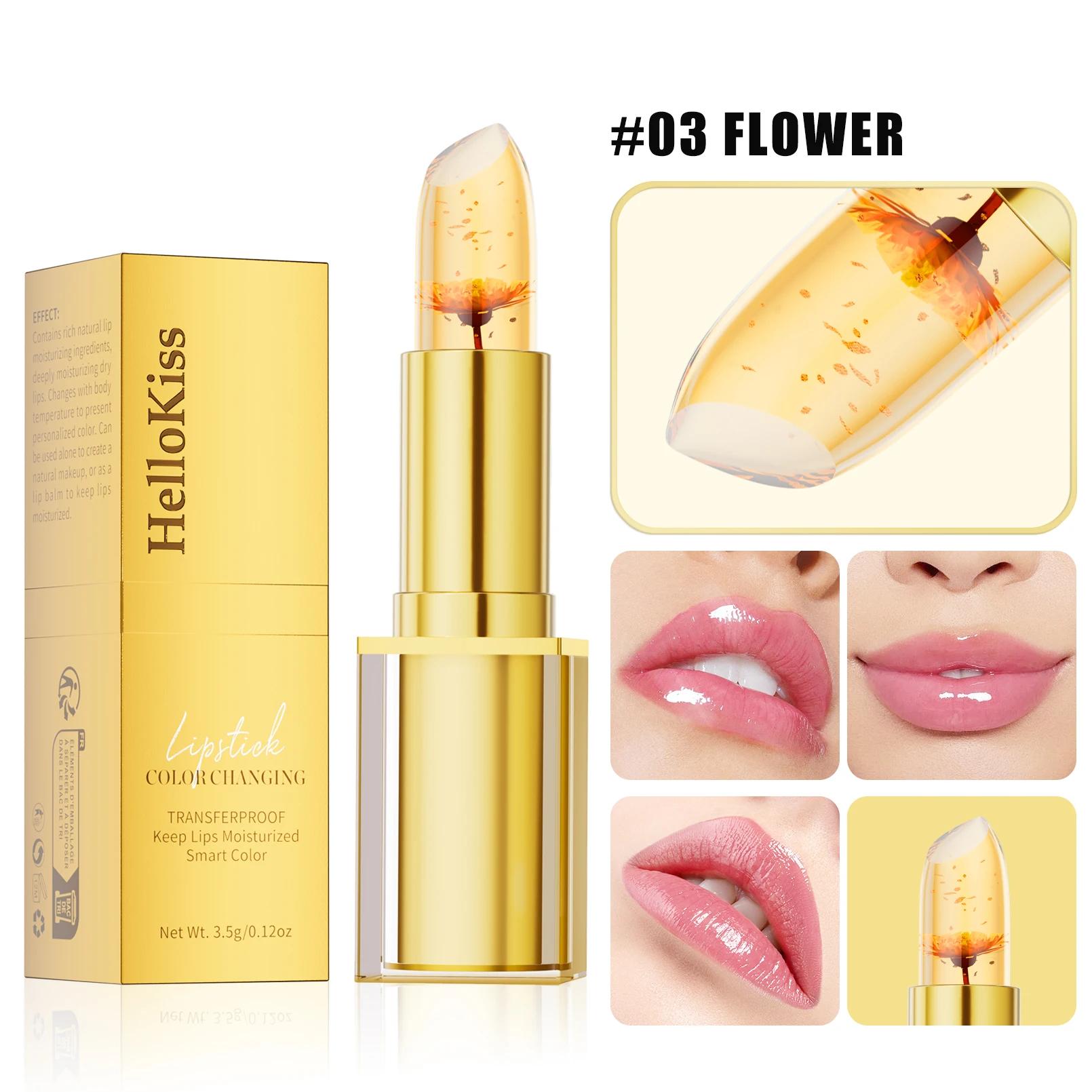 Batom que muda de cor, batom ph cristal dourado que muda de cor, brilho labial brilhante hidratante de longa duração 24 horas - Image 1