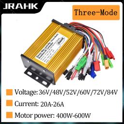 JRAHK 36V 48V 60V 64V 72V 84V E-bike Controlador Scooter 400W 500W 600W DC Peças de velocidade do motor sem escova para bicicleta elétrica - Image 1