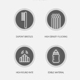 Cabeças de escova de dentes elétrica com cerdas dupont, 4 unidades, branquear os dentes/limpo diário/limpeza precisa/função de cuidados macios para oral b - Image 6