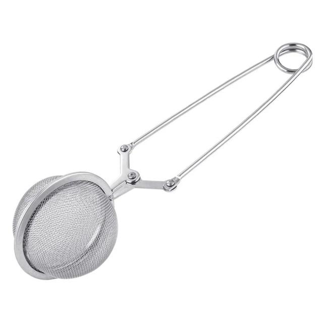 Infusor de Chá Criativo Aço Inoxidável Bola Filtro Ervas Bule 1pc