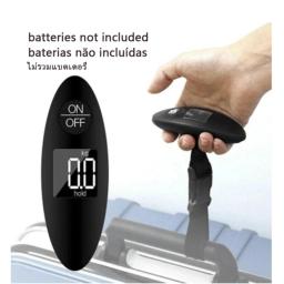 Balança Digital Portátil para Bagagem 40kg/100g de Alta Precisão com Cinta de Fixação e Display LCD - Image 1
