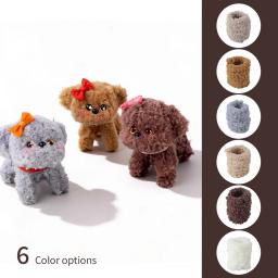 1 Unidade de Hastes de Chenille Jumbo de Material Coral Fleece, com 1 Metro de Comprimento Cada, para Artesanato Infantil DIY - Image 4