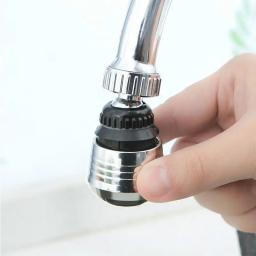 360 graus de rotação torneira bico aerador cozinha pulverizador cabeça poupança água torneiras aplicações para cozinha torneira do chuveiro - Image 2