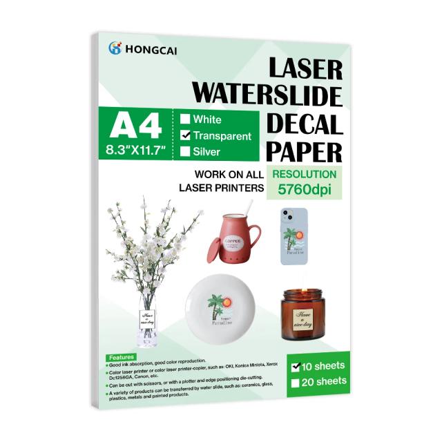 Papel de Transferência de Adesivo Laser A4 10 Unidades