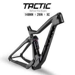 Quadro de Bicicleta MTB LEXON em Carbono Completo com Suspensão 29er Mountain Cross Country XFUSION, Conjunto de Quadros de Bicicleta, Acessórios para Quadros de Ciclismo - Image 1