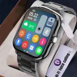 Novo Smartwatch de 1,83 polegadas com Notificações de Chamadas, Monitoramento do Sono, Rastreamento de Atividades, Compatível com Android e iOS Ht30 - Image 1